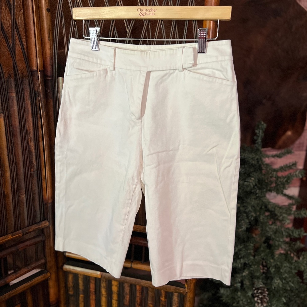 Tyler Boe White Bermuda Shorts – Size 6